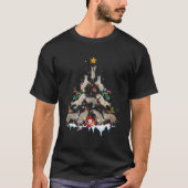 Niedliches T-Shirt der Siamesen - Frohe Weihnachts (Vorderseite)
