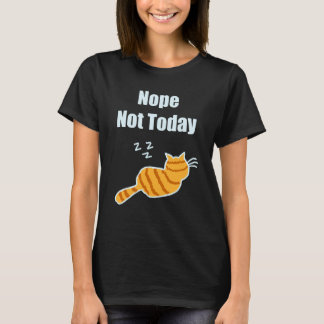 Niedliches T-Shirt einer Katze Schlafen