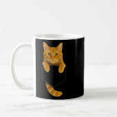 Niedliches Tabby Cat Cket Funny Cat Mama Katze Vat Kaffeetasse (Links)