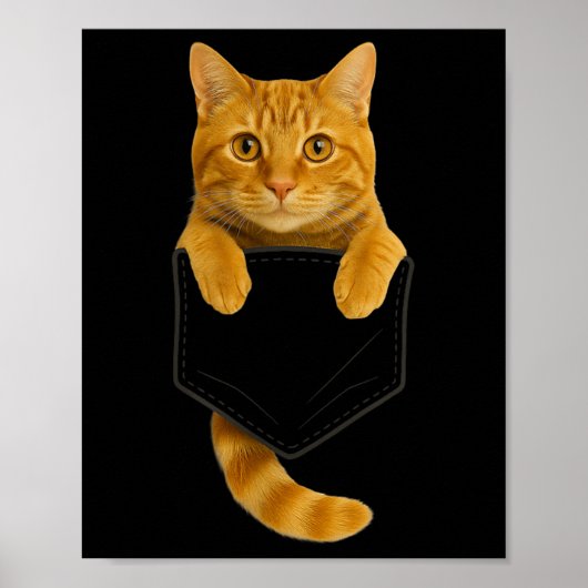 Niedliches Tabby Cat Cket Funny Cat Mama Katze Vat Poster (Vorne)