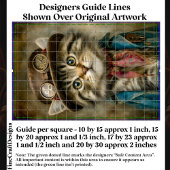 Niedliches Tabby Steampunk Kitten in Hat DN6R Deco Seidenpapier