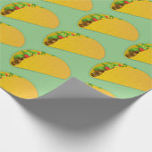 Niedliches Taco Geschenkpapier (Ecke)