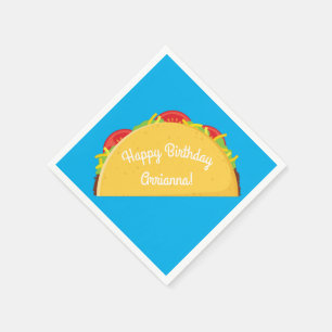 Niedliches Taco Kids 1. Geburtstag Party Mexiko Kü Serviette