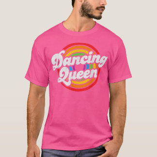Niedliches Tanzen Queen Roller Disco Outfit 70er K T-Shirt