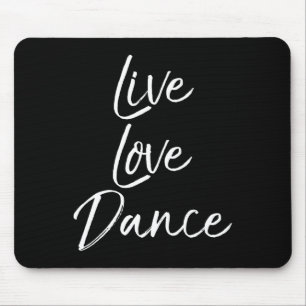 Niedliches Tanzgeschenk für Mädchen - Tanzangebot Mousepad