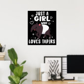 Niedliches Tapir-Geschenk für Frauen Tapir Poster (Heimbüro)