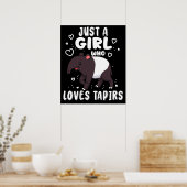 Niedliches Tapir-Geschenk für Frauen Tapir Poster (Küche)