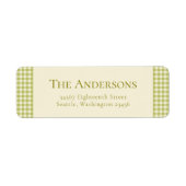 Niedliches Tartan Kariert Rustikale Weihnachtszeit (Vorne)