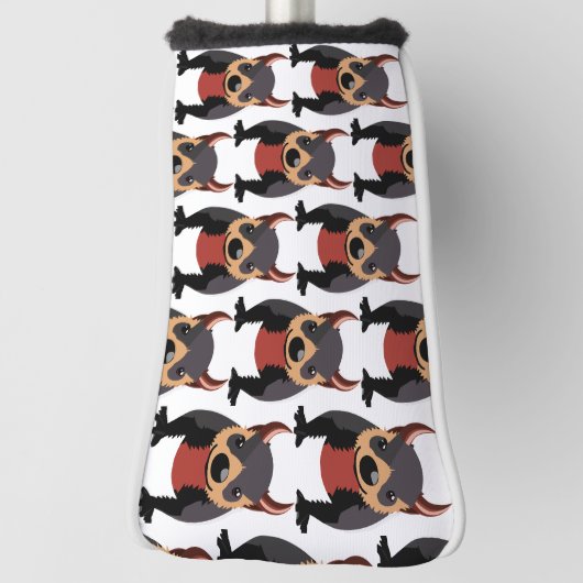 Niedliches Tasmanisches Teufelsdesign Golf Headcover (Rotieren 90)