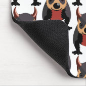Niedliches Tasmanisches Teufelsdesign Mousepad (Ecke)