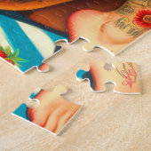 Niedliches Tattooed Swimsuit Button-up Puzzle (Seite)