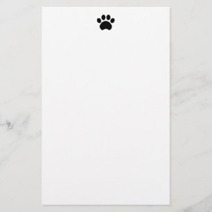 Niedliches Tatzen-Druck-Briefpapier Briefpapier