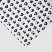 Niedliches Tatzen-Druck-Muster Seidenpapier (Ausschnitt)