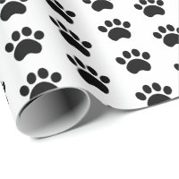 Niedliches Tatzen-Druck-Muster-Verpackungs-Papier