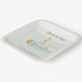 Niedliches Tauchen im Unterwasser-U-Boot jedes Leb Pappteller (Gewinkelt)