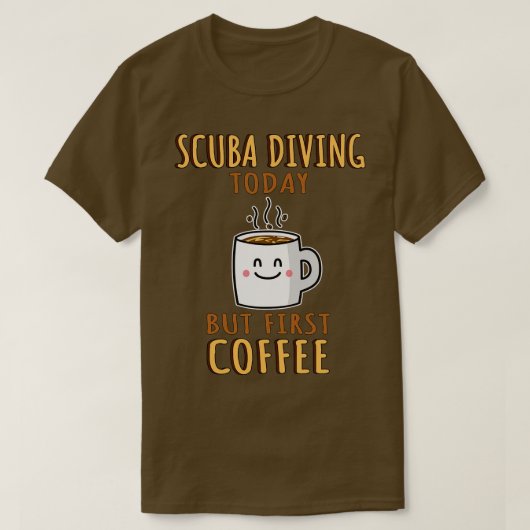 Niedliches Tauchen T-Shirt (Design vorne)