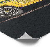 Niedliches Taxi Poster (Ecke)