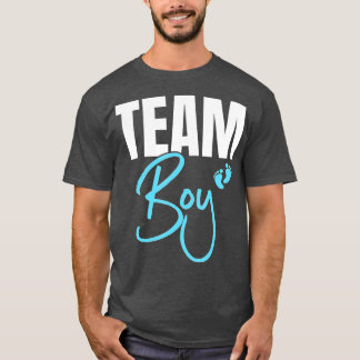 Niedliches Team Junge Geschlecht offenbart Party I T-Shirt