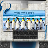 Niedliches Team Penguin Funny Animal Schreibtischunterlage