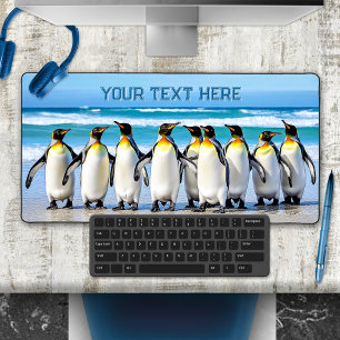 Niedliches Team Penguin Funny Animal Schreibtischunterlage