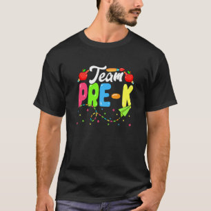 Niedliches Team Pre K Back to School ersten Schult T-Shirt