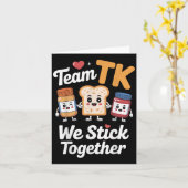 Niedliches Team Tk Teacher Transitional Kindergart Karte (Gelbe Blume)