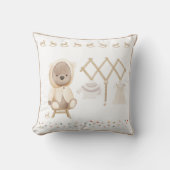 Niedliches Teddy Bären Kinderzimmer Dekor Kissen (Vorderseite)