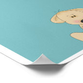 Niedliches Teddy-Bärenposter Poster (Ecke)