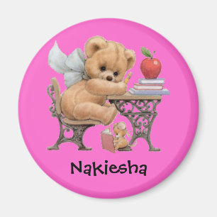Niedliches Teddy-Bärn-personalisiertes Magnet