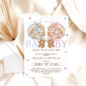 Niedliches Teddy Bear Gender Einladung