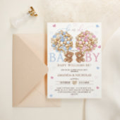 Niedliches Teddy Bear Gender Einladung