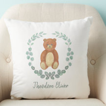 Niedliches Teddy Bear Greenery Kinderzimmer