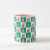 Niedliches Teddy Bear Santa Merry Weihnachtsbaum P Tasse (Zentrum)