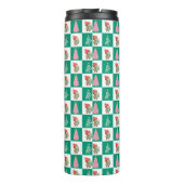 Niedliches Teddy Bear Santa Merry Weihnachtsbaum P Thermosbecher