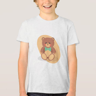 NIEDLICHES TEDDY BEAR Tri-Blend-SHIRT Tri-Blend Shirt