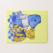 niedliches Teddybär-Bild für Kinder Puzzle (Horizontal)