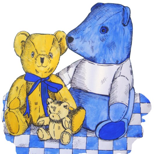 niedliches Teddybär-Bild für Kinder Puzzle