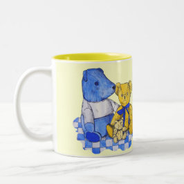 niedliches Teddybär-Bild Zweifarbige Tasse