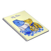 niedliches Teddybärbild Notizblock (Rechte Seite)