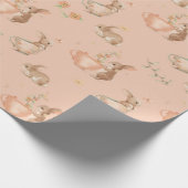 niedliches Tee-Party Geschenkpapier (Ecke)