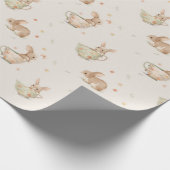 niedliches Tee-Party Geschenkpapier (Ecke)