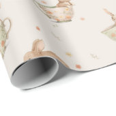 niedliches Tee-Party Geschenkpapier (Rolleneckpunkt)