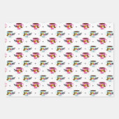 niedliches Tee-Party Geschenkpapier Set (Vorderseite 2)