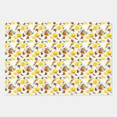 niedliches Tee-Party Geschenkpapier Set (Vorderseite)
