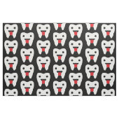 Niedliches Teeth Hearts Muster Stoff (Fat Quarter (45,7 x 55,9 cm))