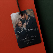 Niedliches Texteüberlagern Zwei Foto Hochzeitsszen