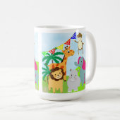 Niedliches Thema "Jungtiere" Kaffeetasse (VorderseiteRechts)