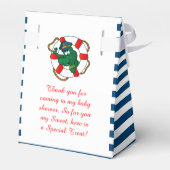 Niedliches Thema Kinderheilkinder-Dusche Geschenkschachtel (Rückseite)