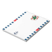 Niedliches Thema Kinderheilkinder-Dusche Notizblock (Rotiert)