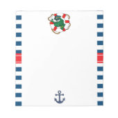 Niedliches Thema Kinderheilkinder-Dusche Notizblock (Vorderseite)